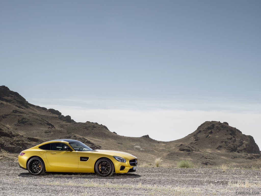 2016 Mercedes-AMG GT Exterior Night Package (Solarbeam) - Side