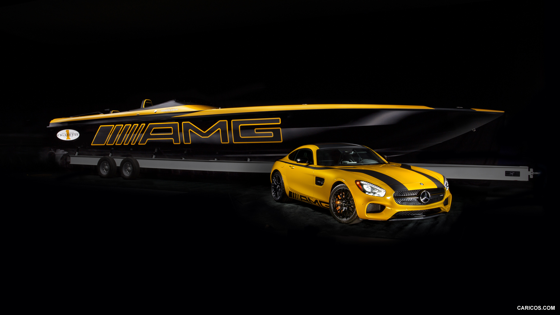 2016 Mercedes-AMG GT S and Cigarette 50 Marauder - Front, #188 of 190