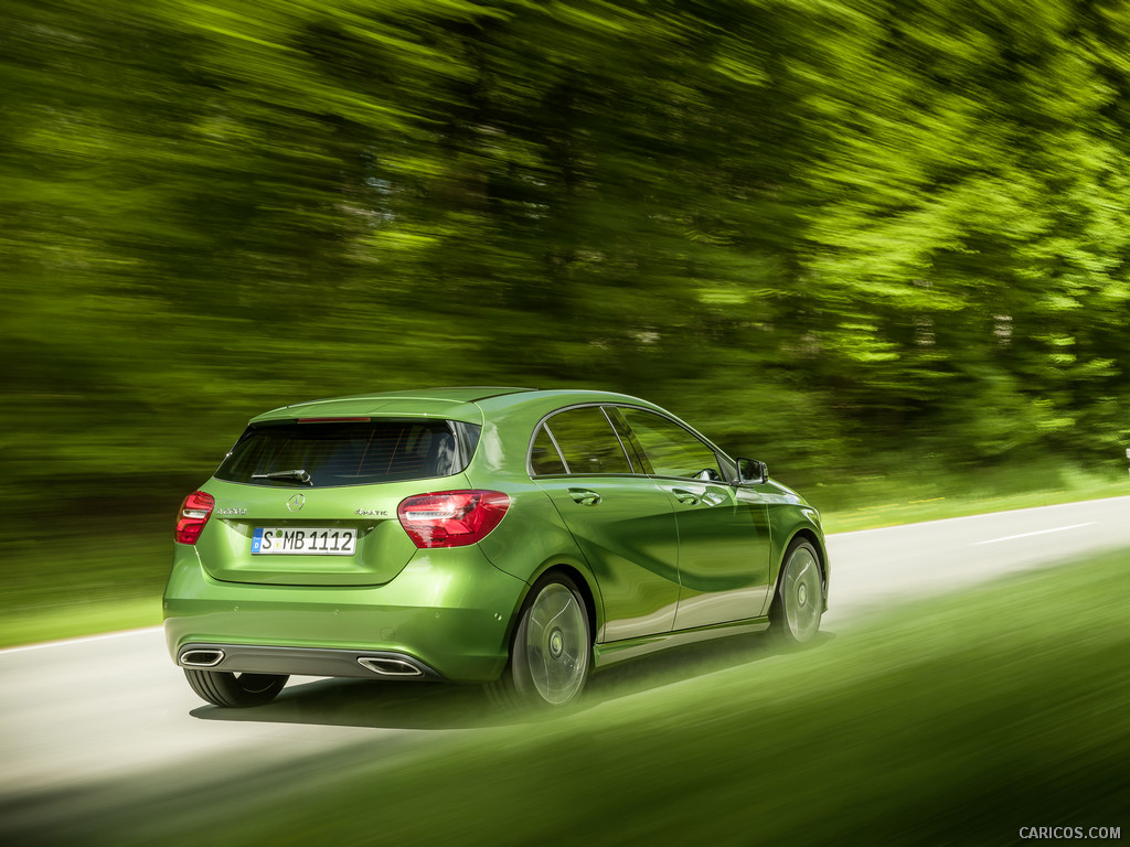 2016 Mercedes-Benz A-Class A 220d 4MATIC (Elbaite Green) - Rear