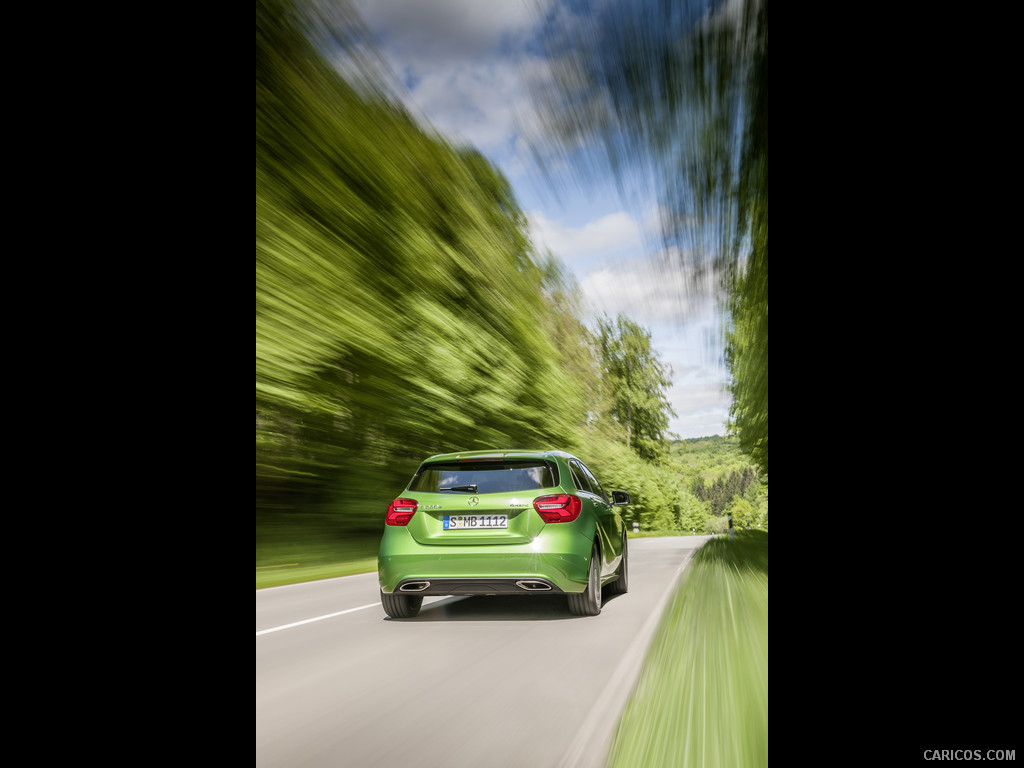 2016 Mercedes-Benz A-Class A 220d 4MATIC (Elbaite Green) - Rear