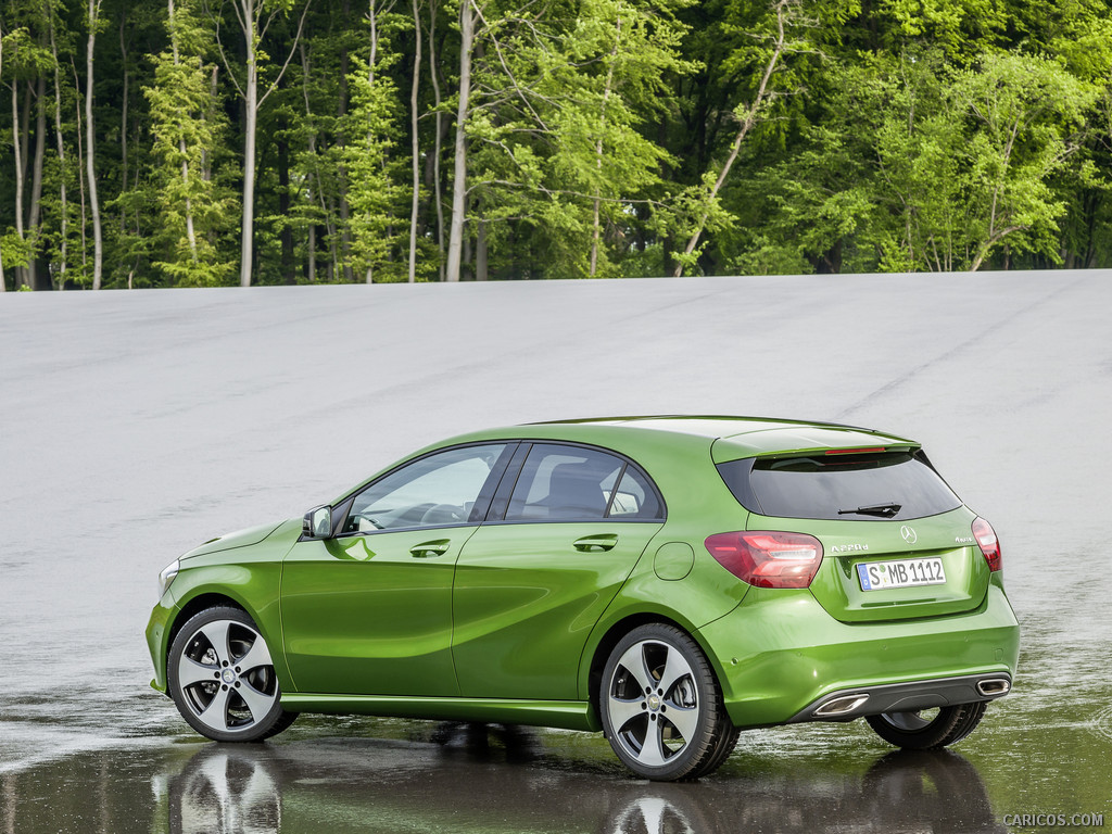 2016 Mercedes-Benz A-Class A 220d 4MATIC (Elbaite Green) - Rear