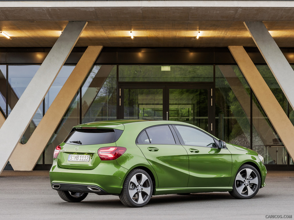 2016 Mercedes-Benz A-Class A 220d 4MATIC (Elbaite Green) - Rear