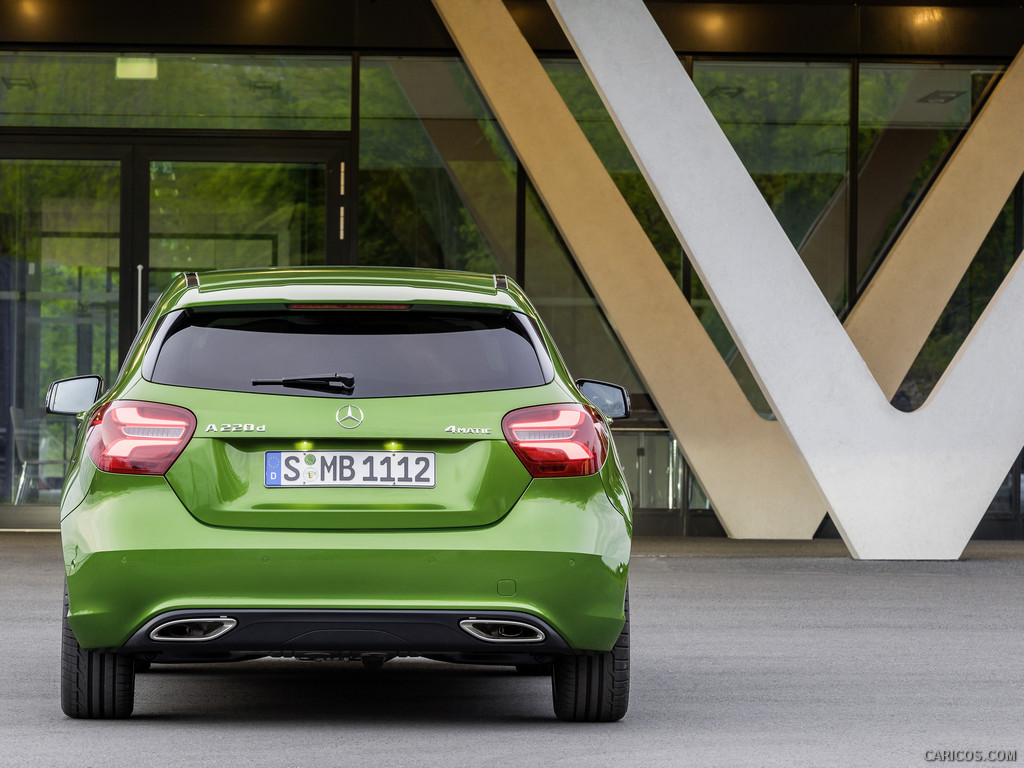 2016 Mercedes-Benz A-Class A 220d 4MATIC (Elbaite Green) - Rear