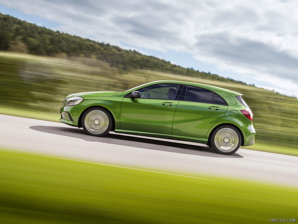 2016 Mercedes-Benz A-Class A 220d 4MATIC (Elbaite Green) - Side