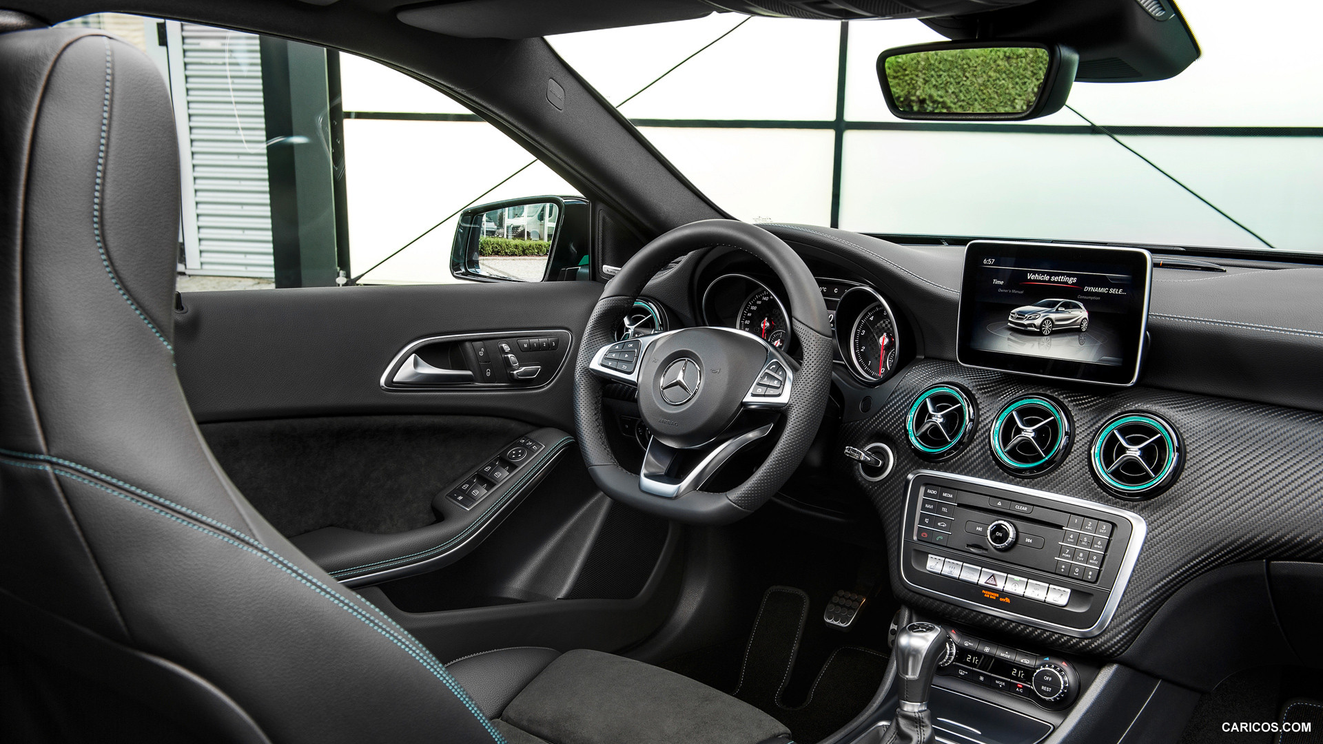 2016 Mercedes-Benz A-Class A 250 Motorsport Edition (Leather / DINAMICA Black) - Interior, #15 of 43