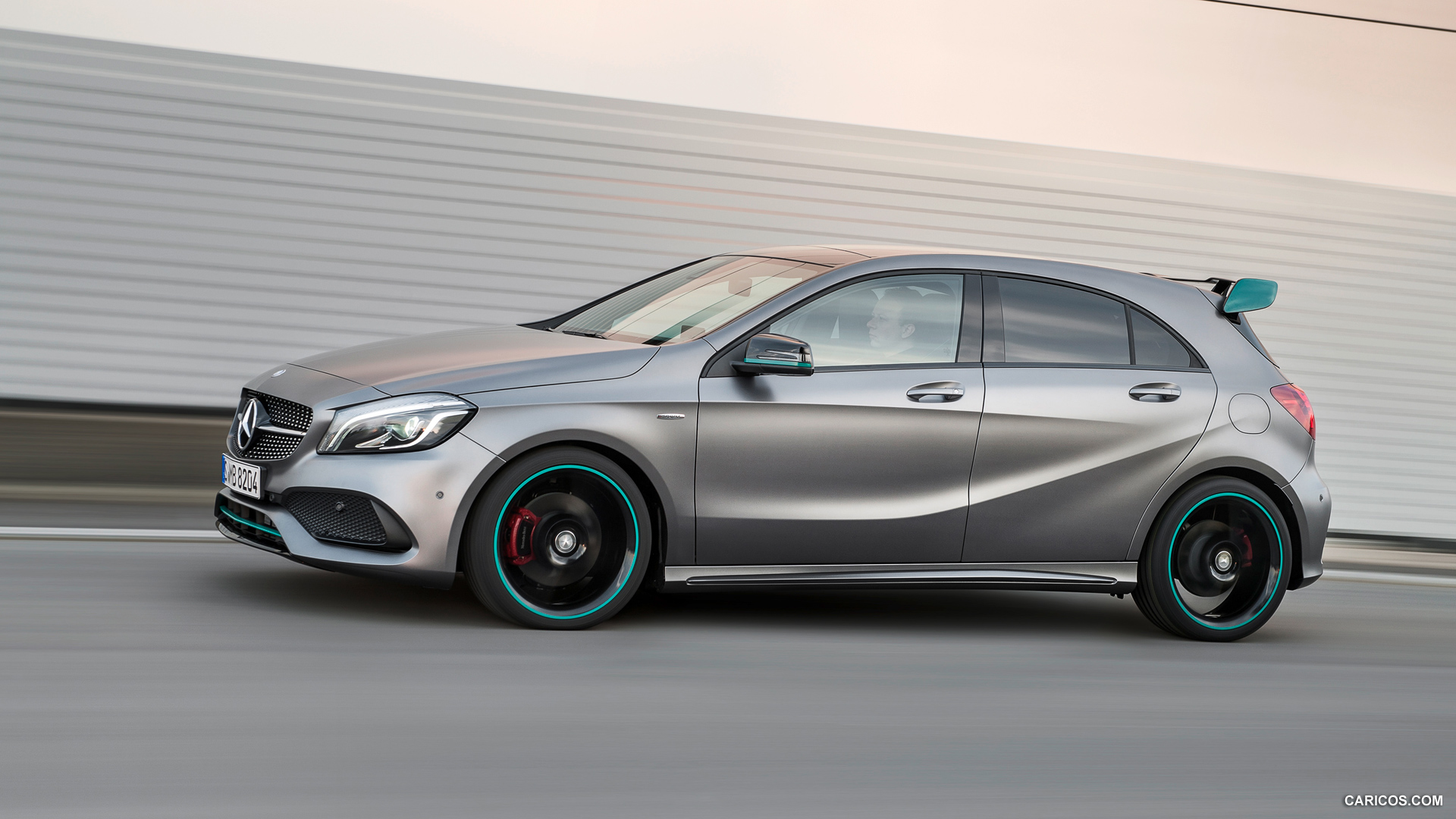 2016 Mercedes-Benz A-Class A 250 Motorsport Edition (Mountain Grey) - Side, #21 of 43
