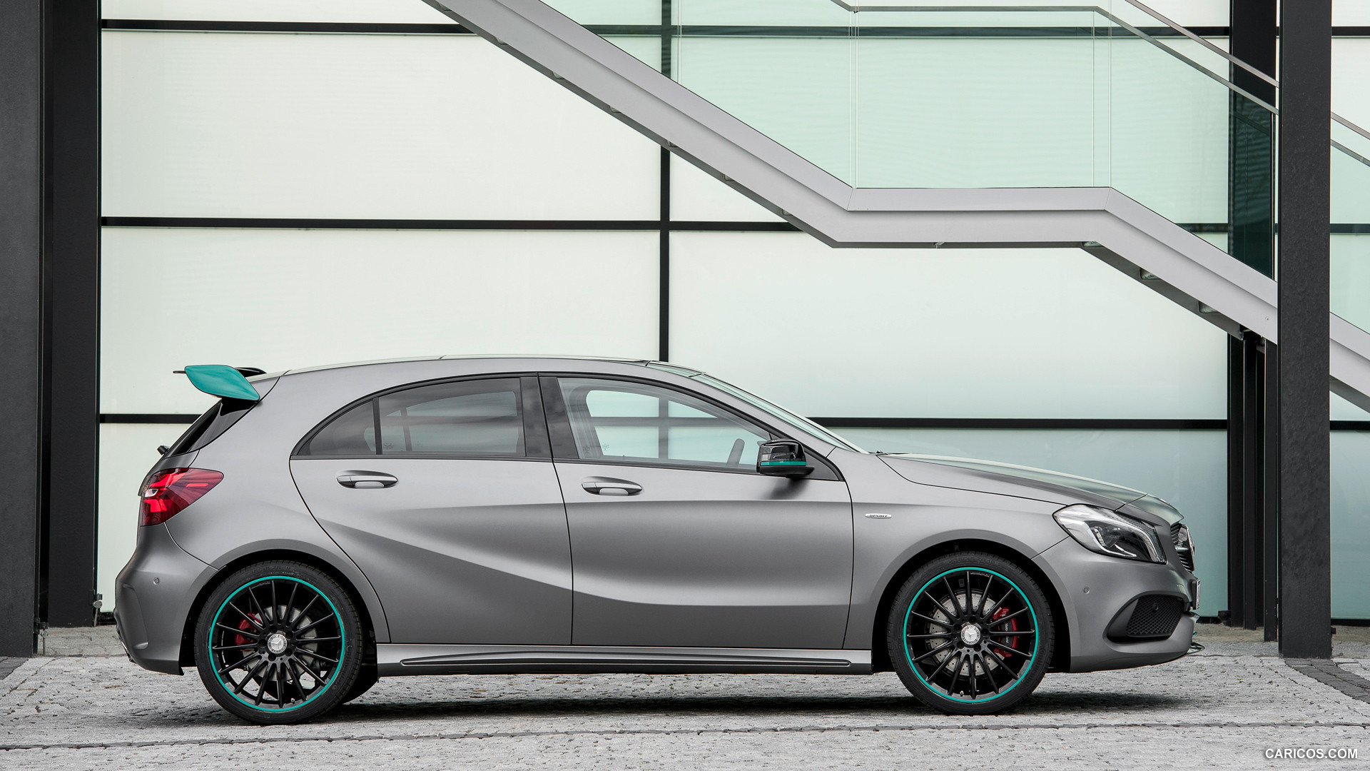2016 Mercedes-Benz A-Class A 250 Motorsport Edition (Mountain Grey) - Side, #25 of 43
