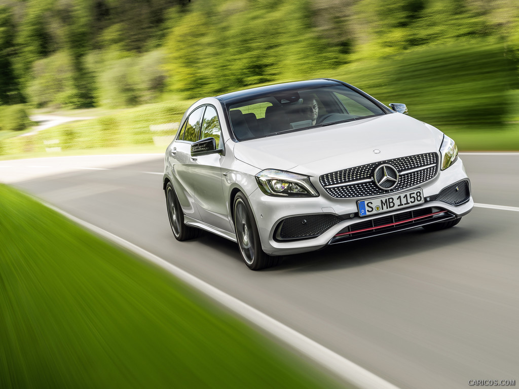 2016 Mercedes-Benz A-Class A 250 Sport AMG Line (Polar Silver) - Front