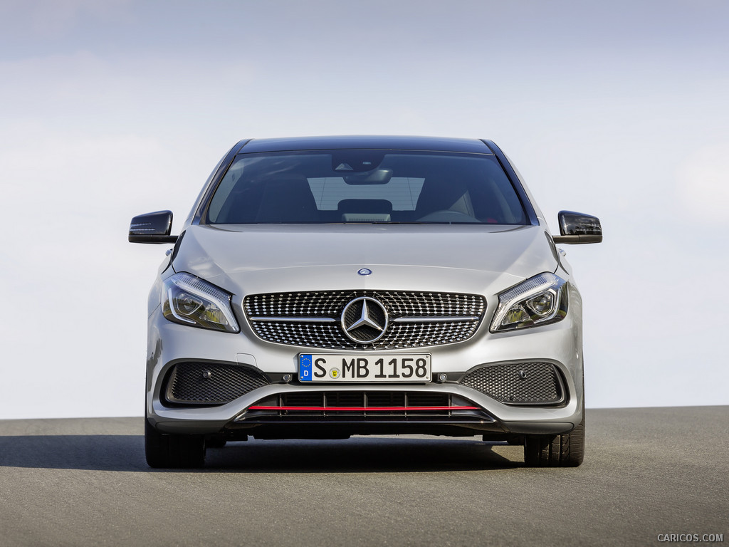 2016 Mercedes-Benz A-Class A 250 Sport AMG Line (Polar Silver) - Front