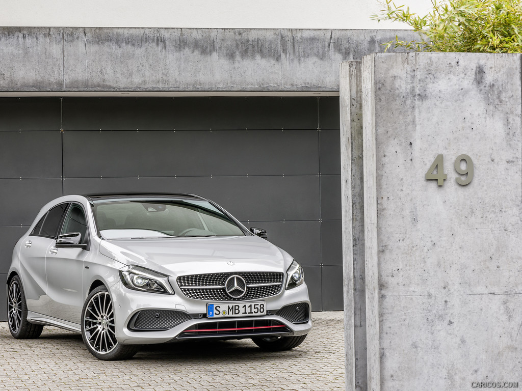 2016 Mercedes-Benz A-Class A 250 Sport AMG Line (Polar Silver) - Front