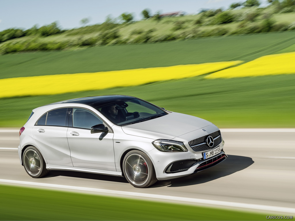 2016 Mercedes-Benz A-Class A 250 Sport AMG Line (Polar Silver) - Side