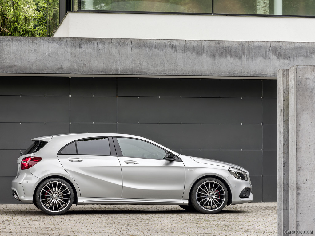 2016 Mercedes-Benz A-Class A 250 Sport AMG Line (Polar Silver) - Side