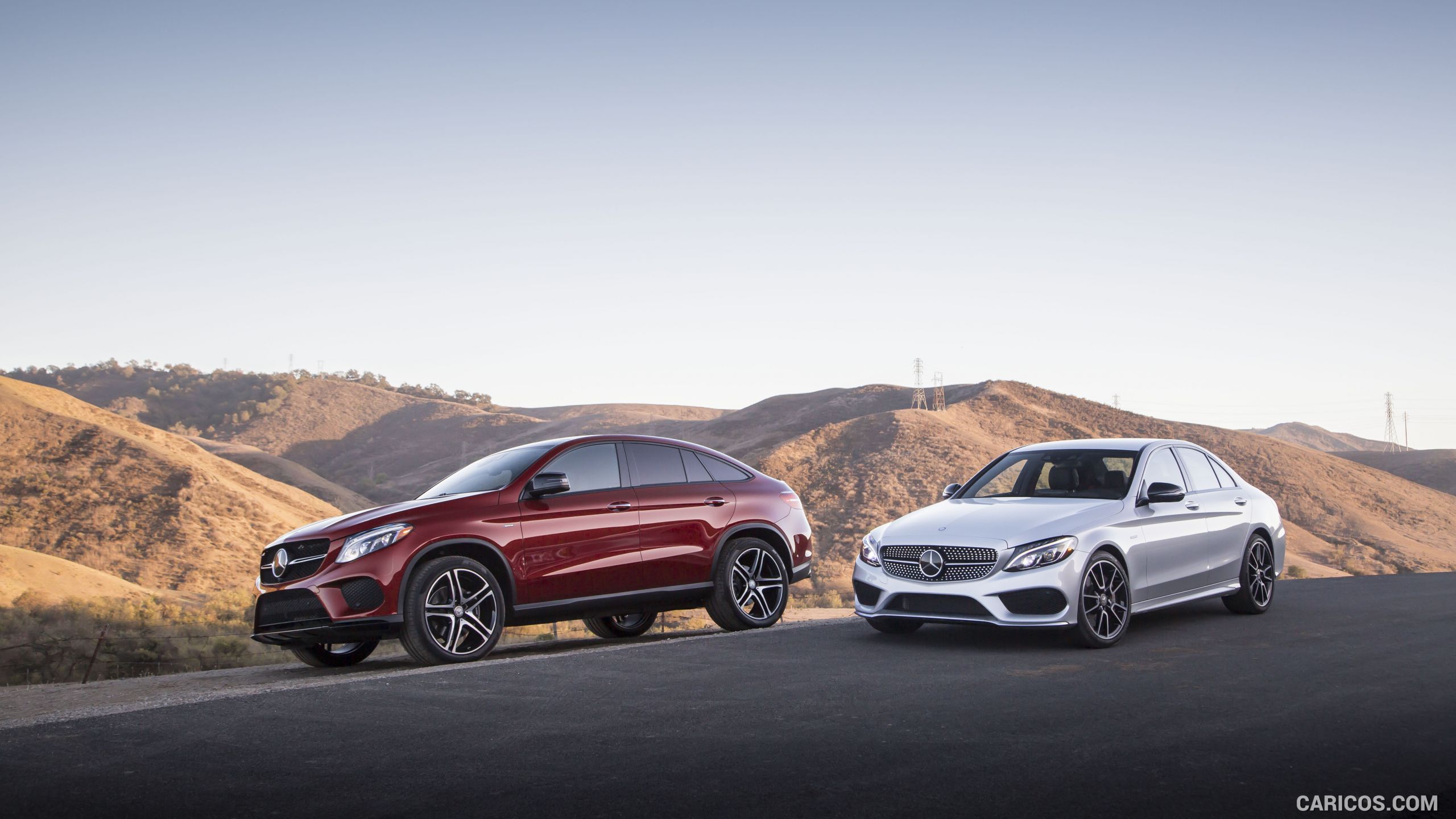2016 Mercedes-Benz C450 AMG Sedan (US-Spec) and Mercedes-Benz GLE 450 AMG Coupe - Front, #85 of 122