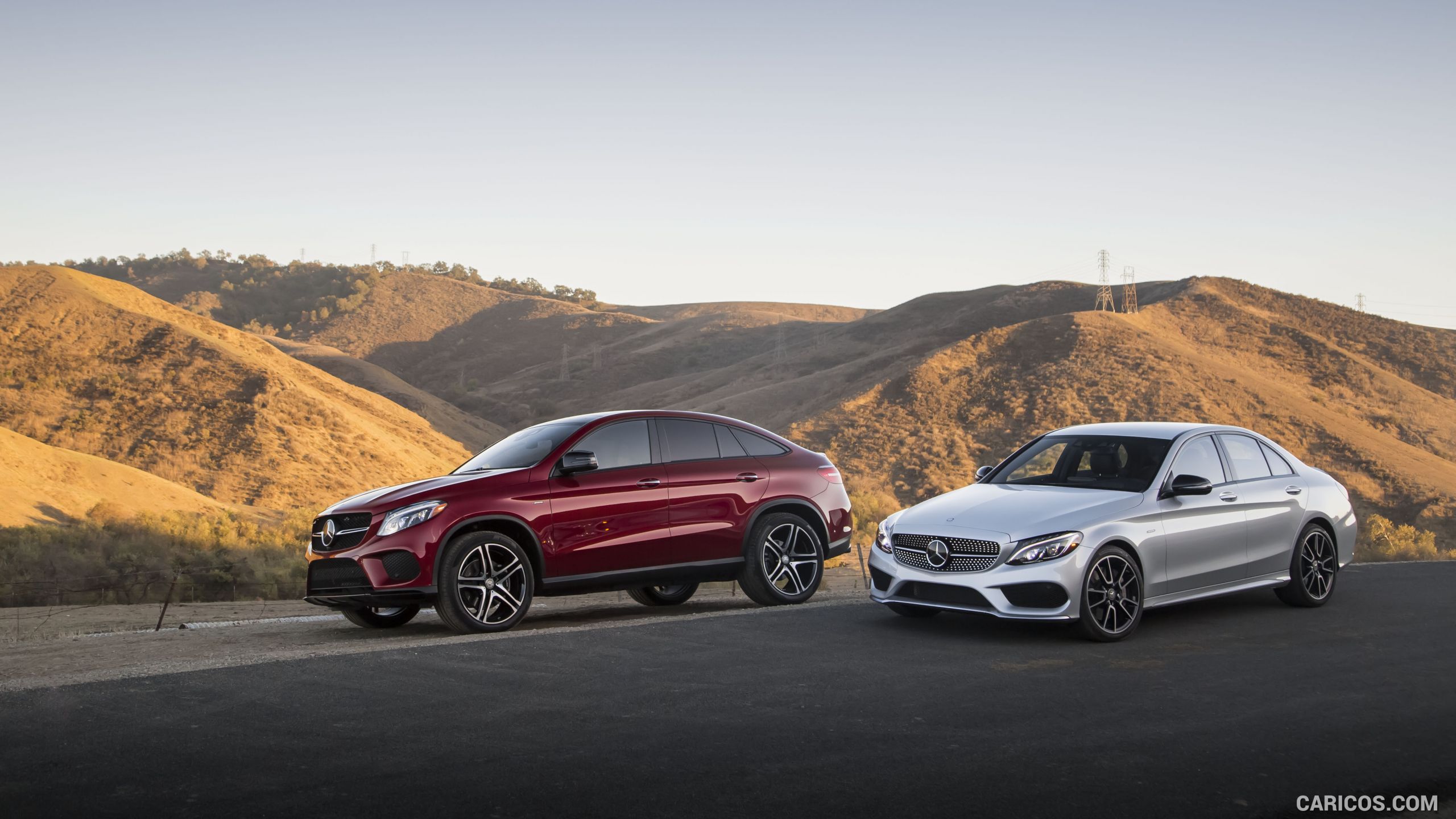 2016 Mercedes-Benz C450 AMG Sedan (US-Spec) and Mercedes-Benz GLE 450 AMG Coupe - Front, #86 of 122
