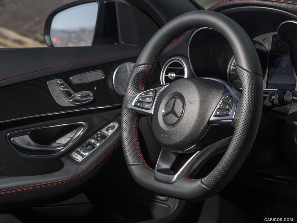 2016 Mercedes-Benz C450 AMG Sedan (US-Spec) - Interior, Steering Wheel