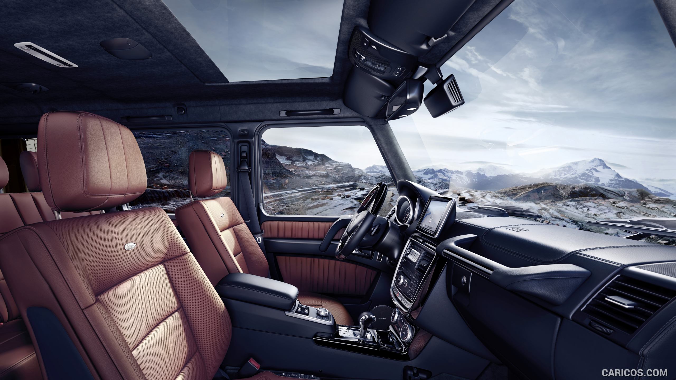 2016 Mercedes-Benz G-Class (Designo Nappa Leather Light Brown) - Interior, #7 of 131