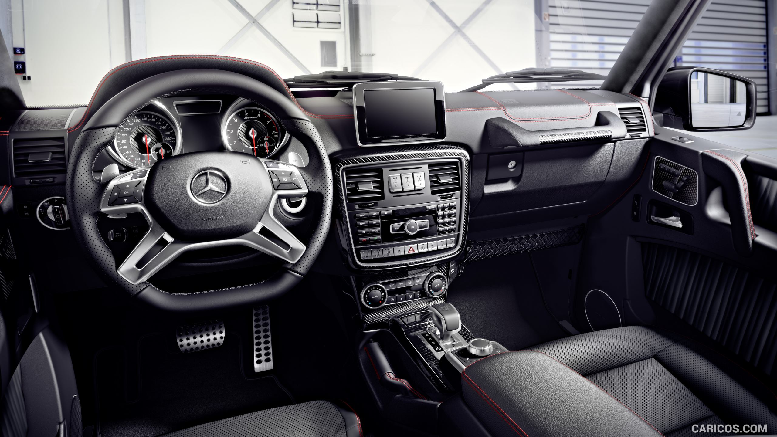 2016 Mercedes-Benz G-Class (Tomato Red) - Interior, #8 of 131