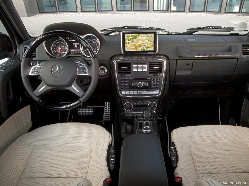 2016 Mercedes-Benz G-Class G500, exterior (Designo Mysticred Bright) - Interior