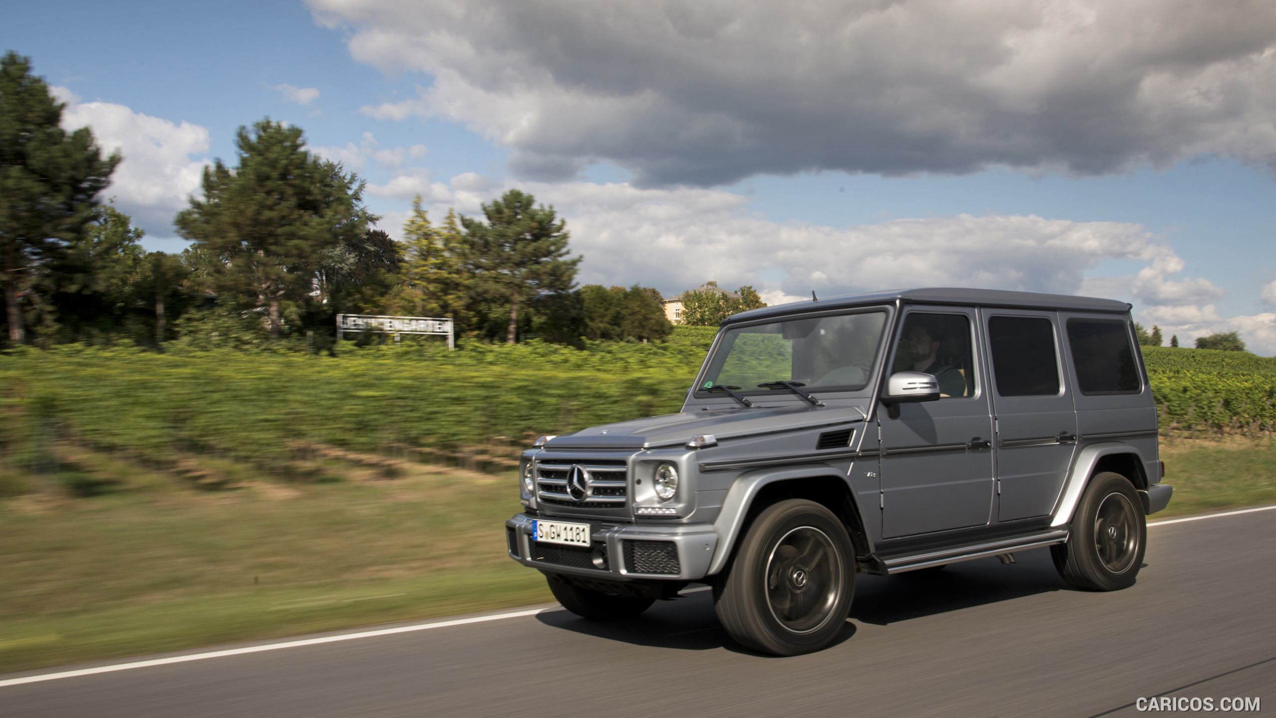 2016 Mercedes-Benz G-Class G500 in Designo Platin Magno - Front, #14 of 131