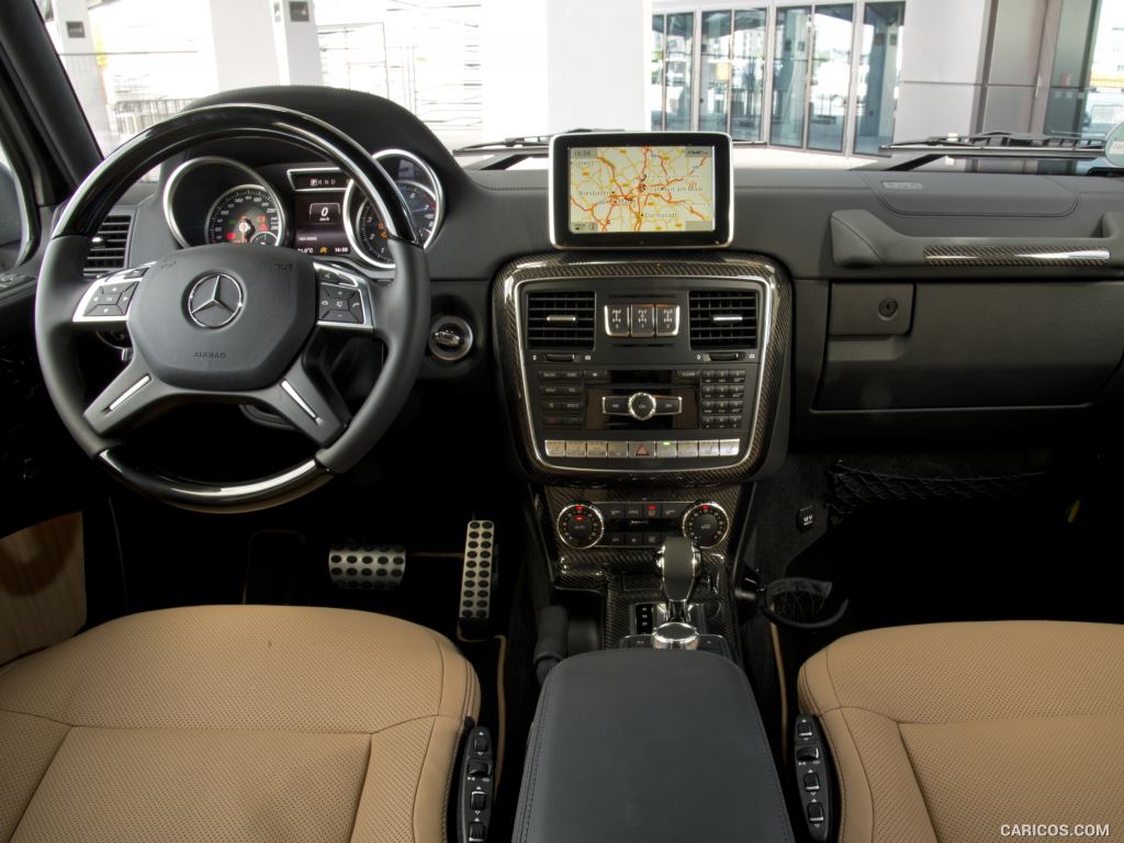 2016 Mercedes-Benz G-Class G500 in Designo Platin Magno - Interior