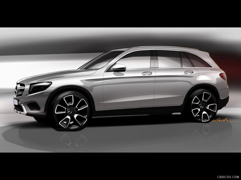 2016 Mercedes-Benz GLC-Class  - Design Sketch