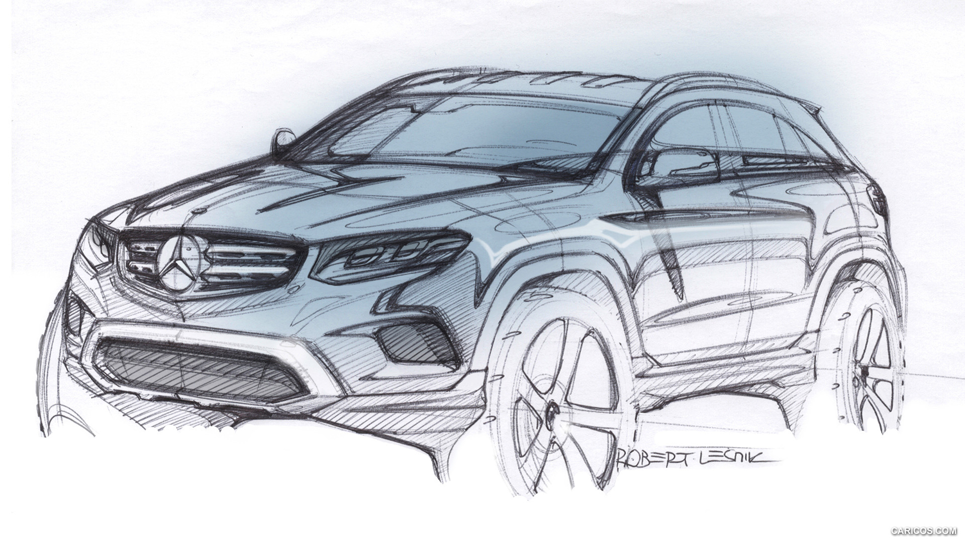 2016 Mercedes-Benz GLC-Class  - Design Sketch, #180 of 254