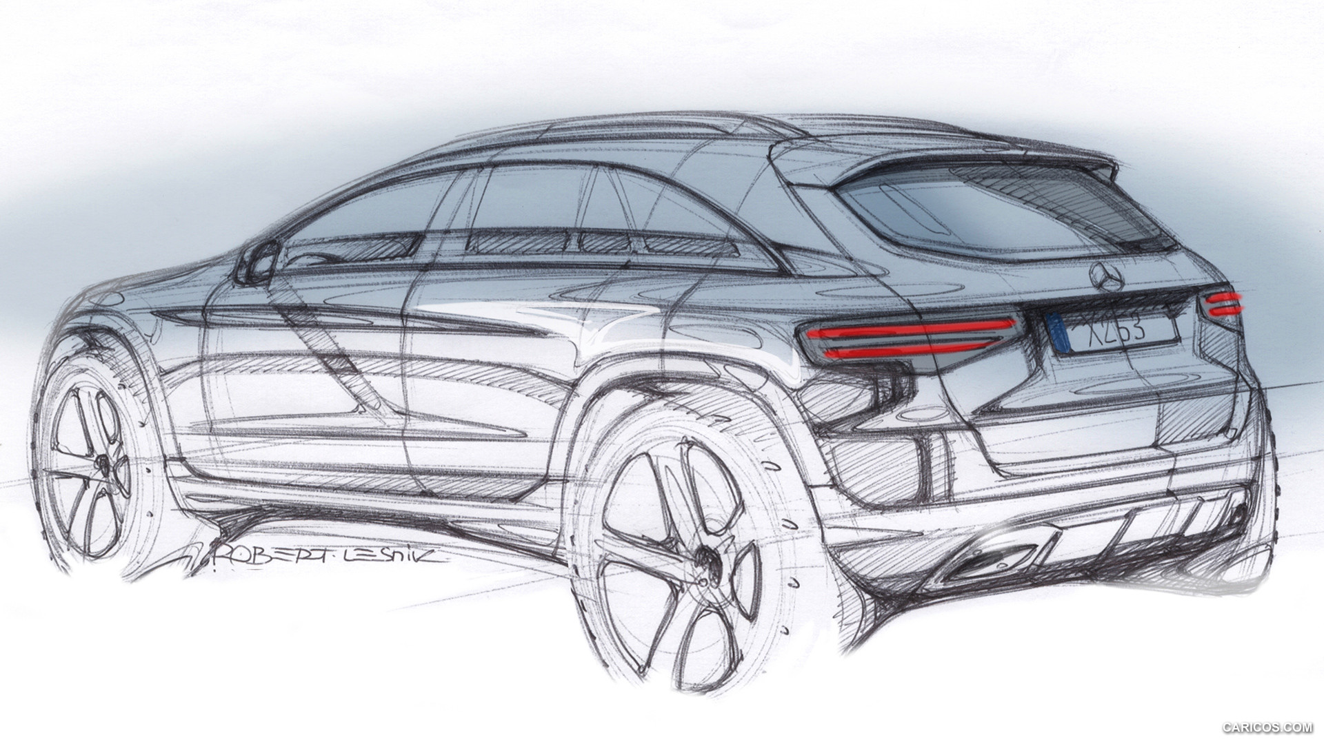 2016 Mercedes-Benz GLC-Class  - Design Sketch, #181 of 254