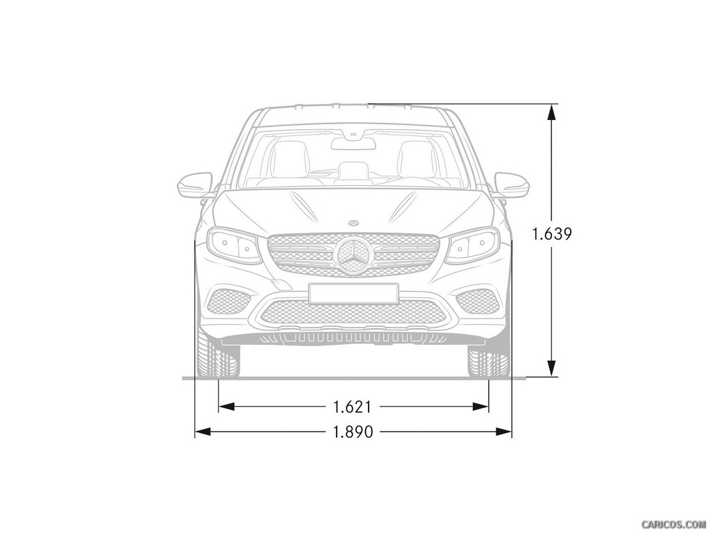 2016 Mercedes-Benz GLC-Class  - Dimensions