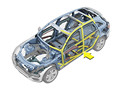 2016 Mercedes-Benz GLC-Class - Support Structure with Energy Flow During Side Impact - 