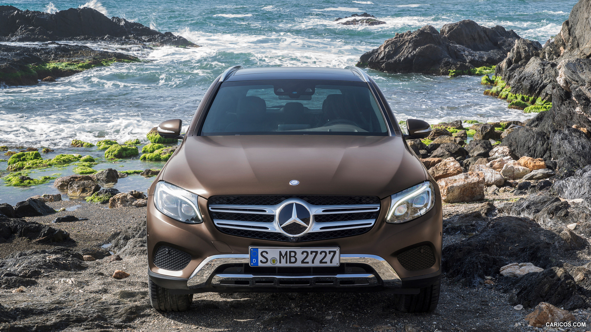 2016 Mercedes-Benz GLC-Class GLC 250d 4MATIC (CITRINE BROWN MAGNO, Offroad Line) - Front, #61 of 254