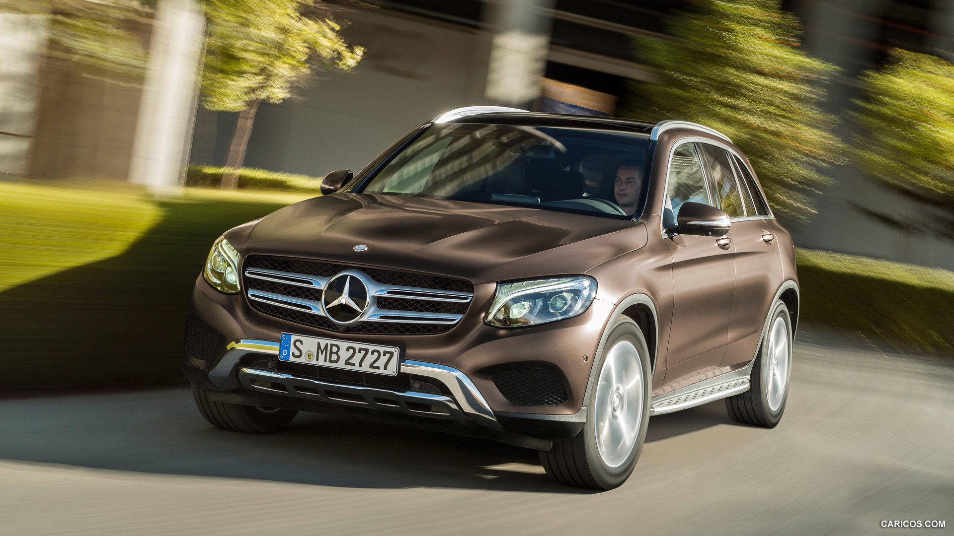 2016 Mercedes-Benz GLC-Class GLC 250d 4MATIC (Citrine Brown Magno, Offroad Line) - Front, #18 of 254