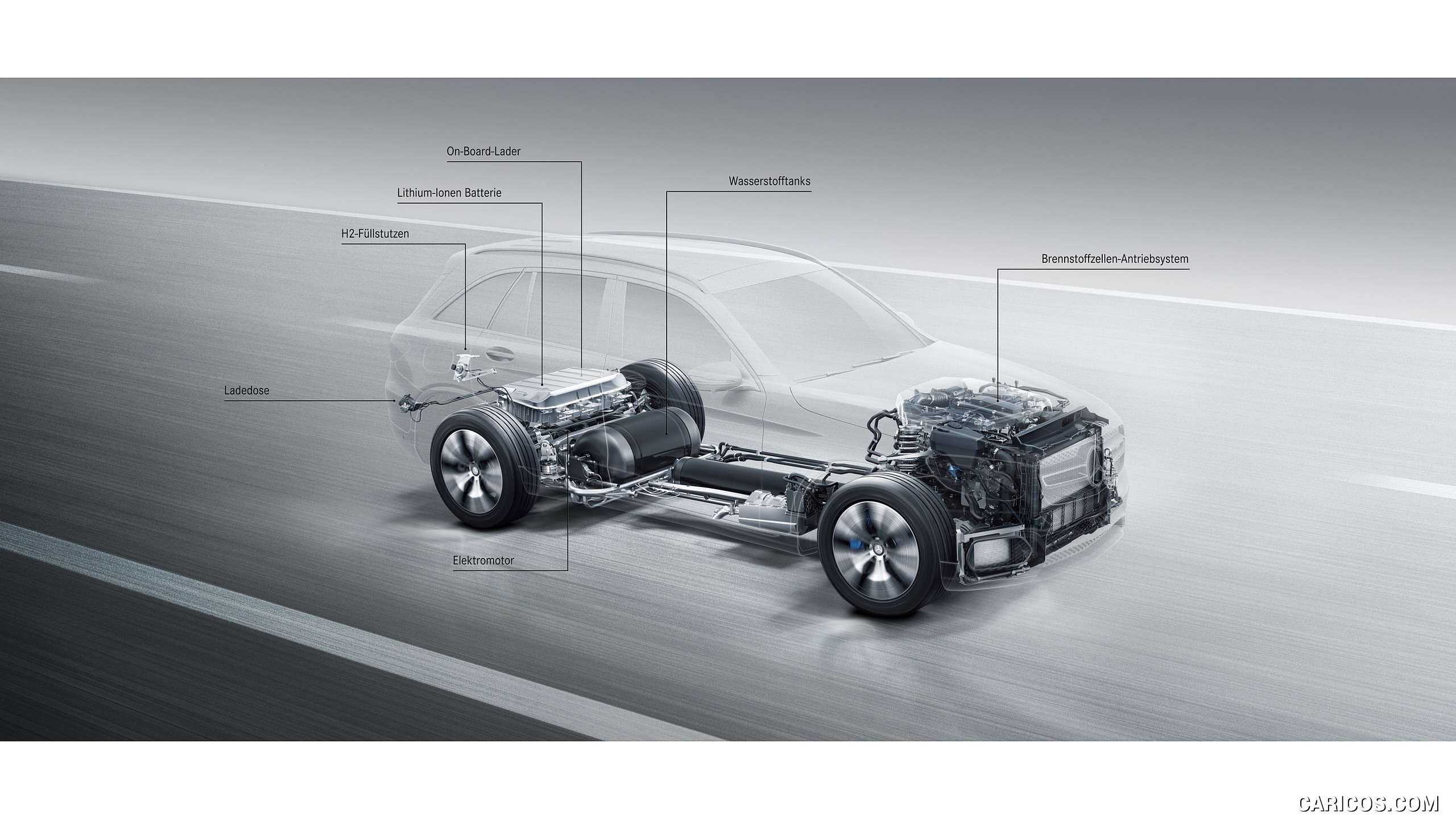 2016 Mercedes-Benz GLC F-Cell Plug-In Concept - Technical Drawing, #12 of 20
