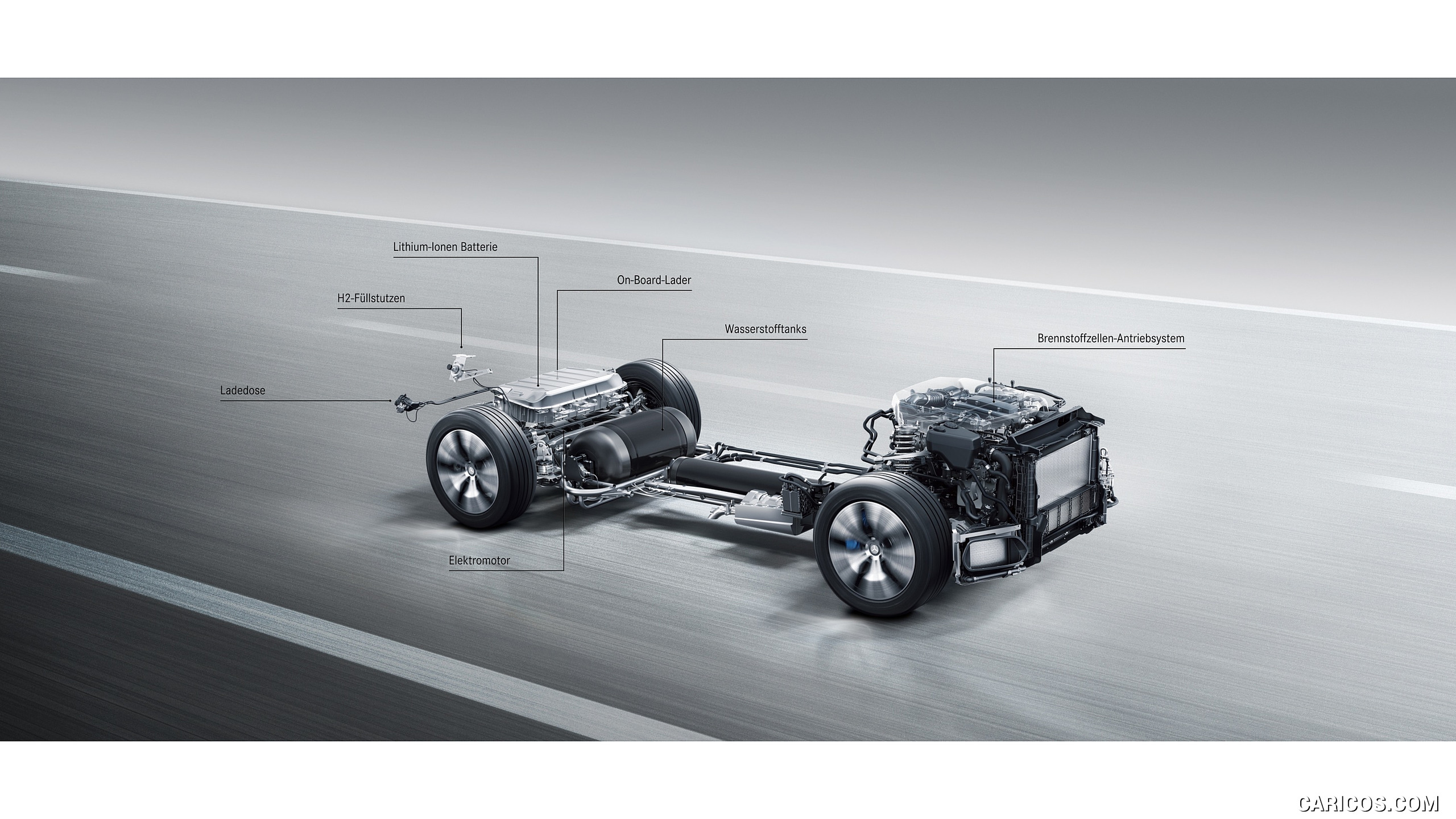 2016 Mercedes-Benz GLC F-Cell Plug-In Concept - Technical Drawing, #14 of 20