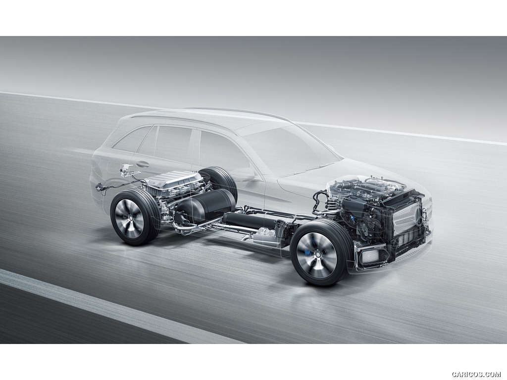 2016 Mercedes-Benz GLC F-Cell Plug-In Concept - Technical Drawing