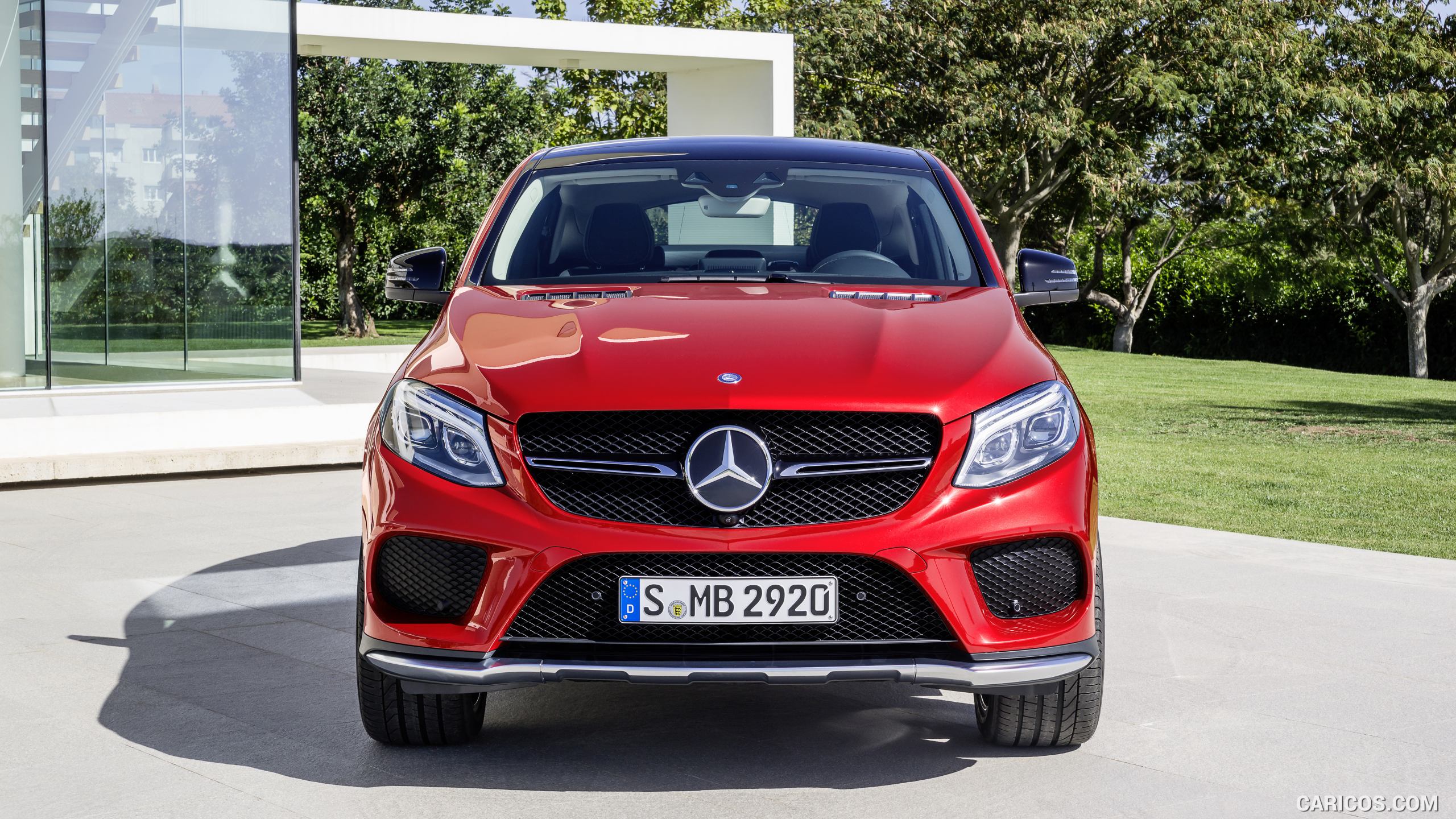 2016 Mercedes-Benz GLE 450 AMG Coupe 4MATIC (Designo Hyacinth Red Metallic) - Front, #6 of 115