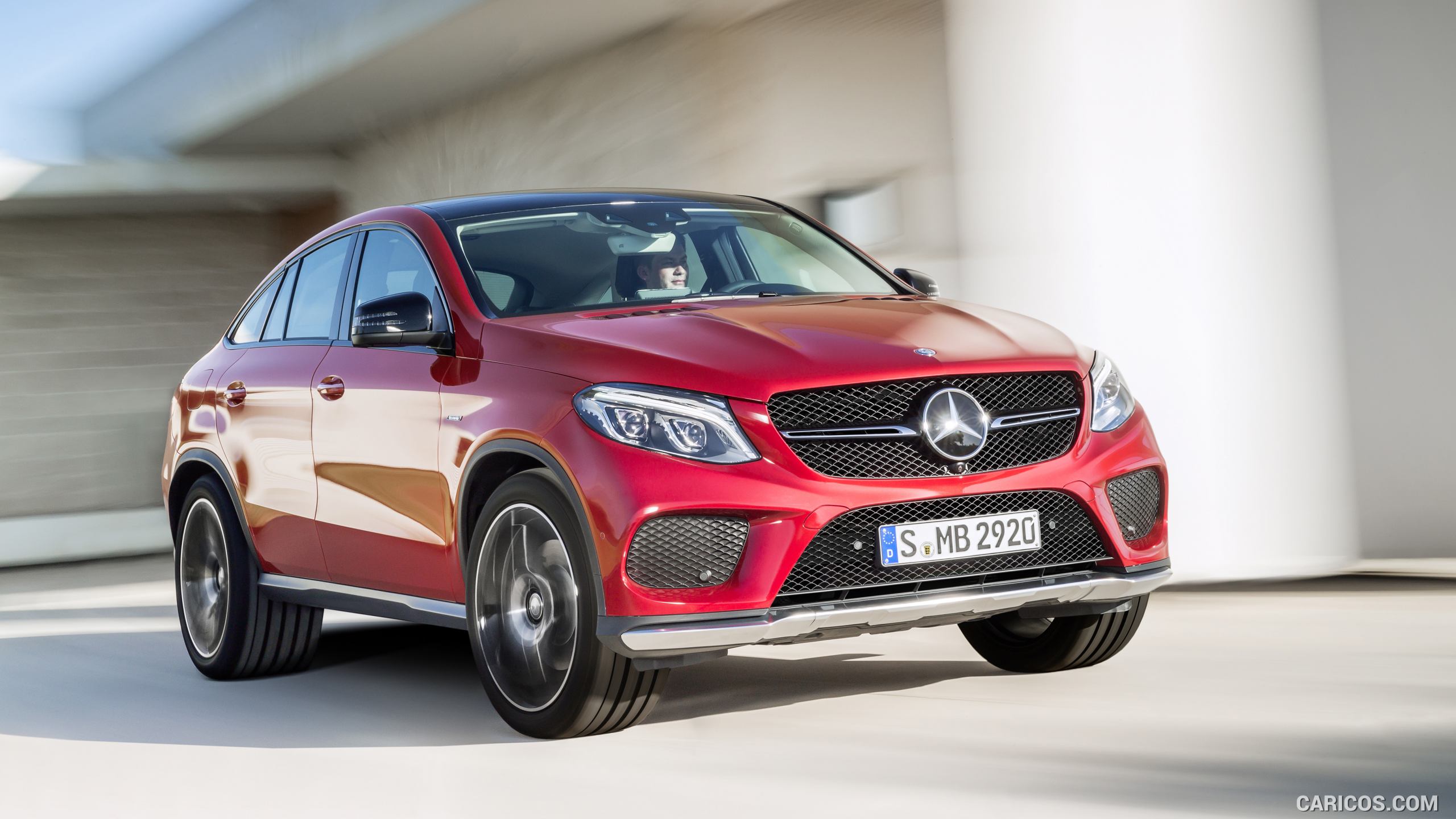 2016 Mercedes-Benz GLE 450 AMG Coupe 4MATIC (Designo Hyacinth Red Metallic) - Front, #11 of 115