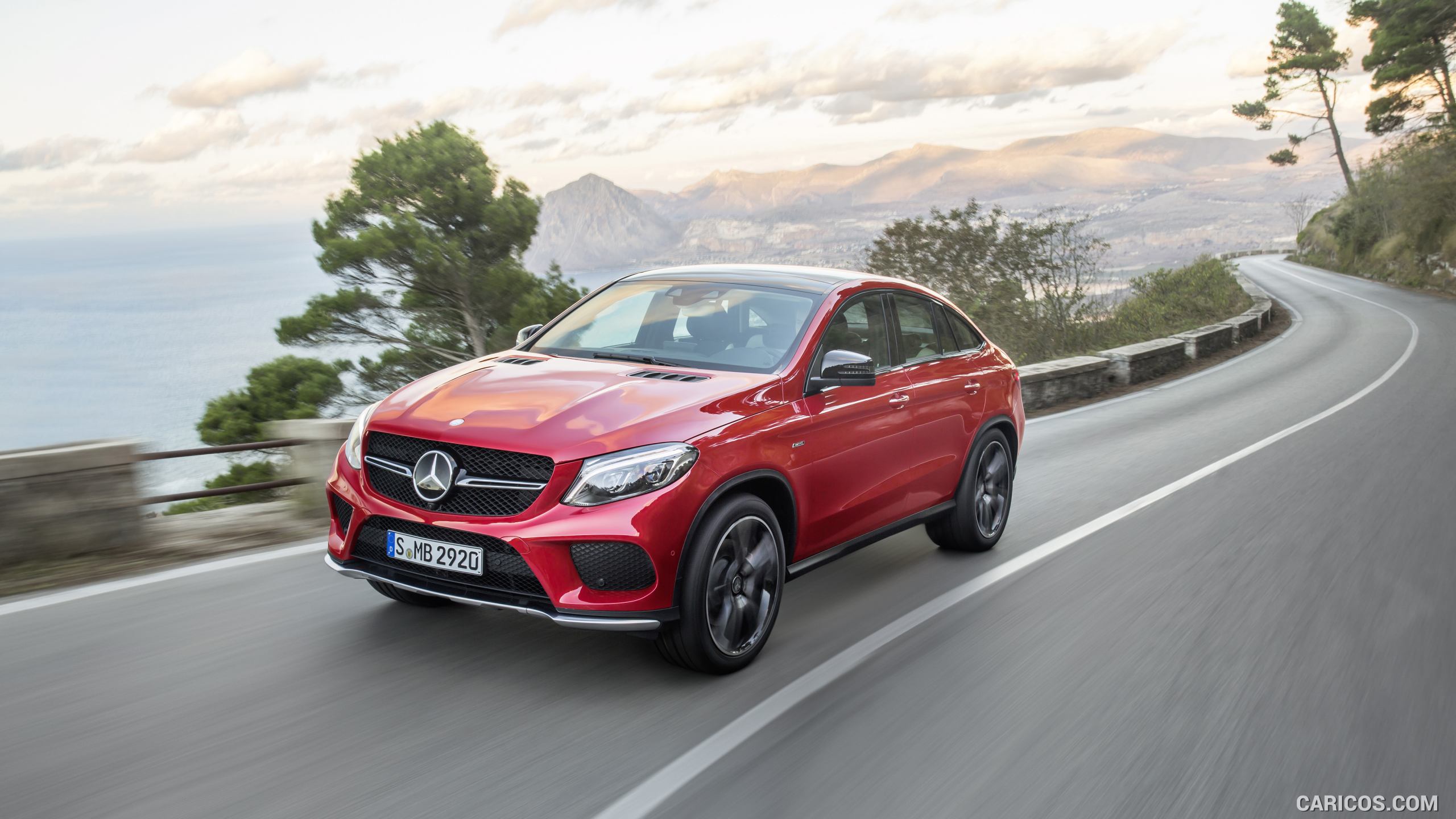 2016 Mercedes-Benz GLE 450 AMG Coupe 4MATIC (Designo Hyacinth Red Metallic) - Front, #14 of 115