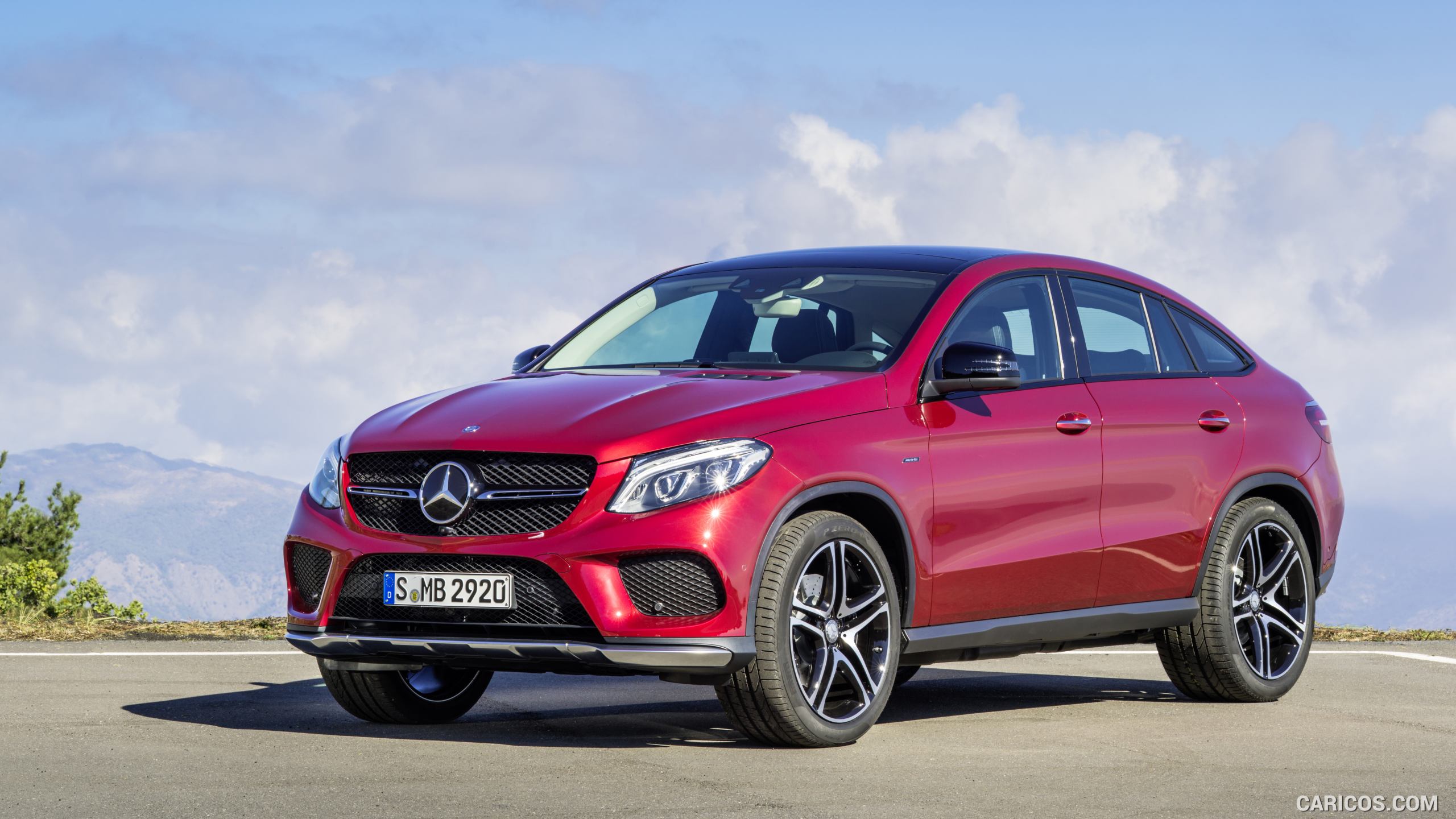 2016 Mercedes-Benz GLE 450 AMG Coupe 4MATIC (Designo Hyacinth Red Metallic) - Front, #32 of 115