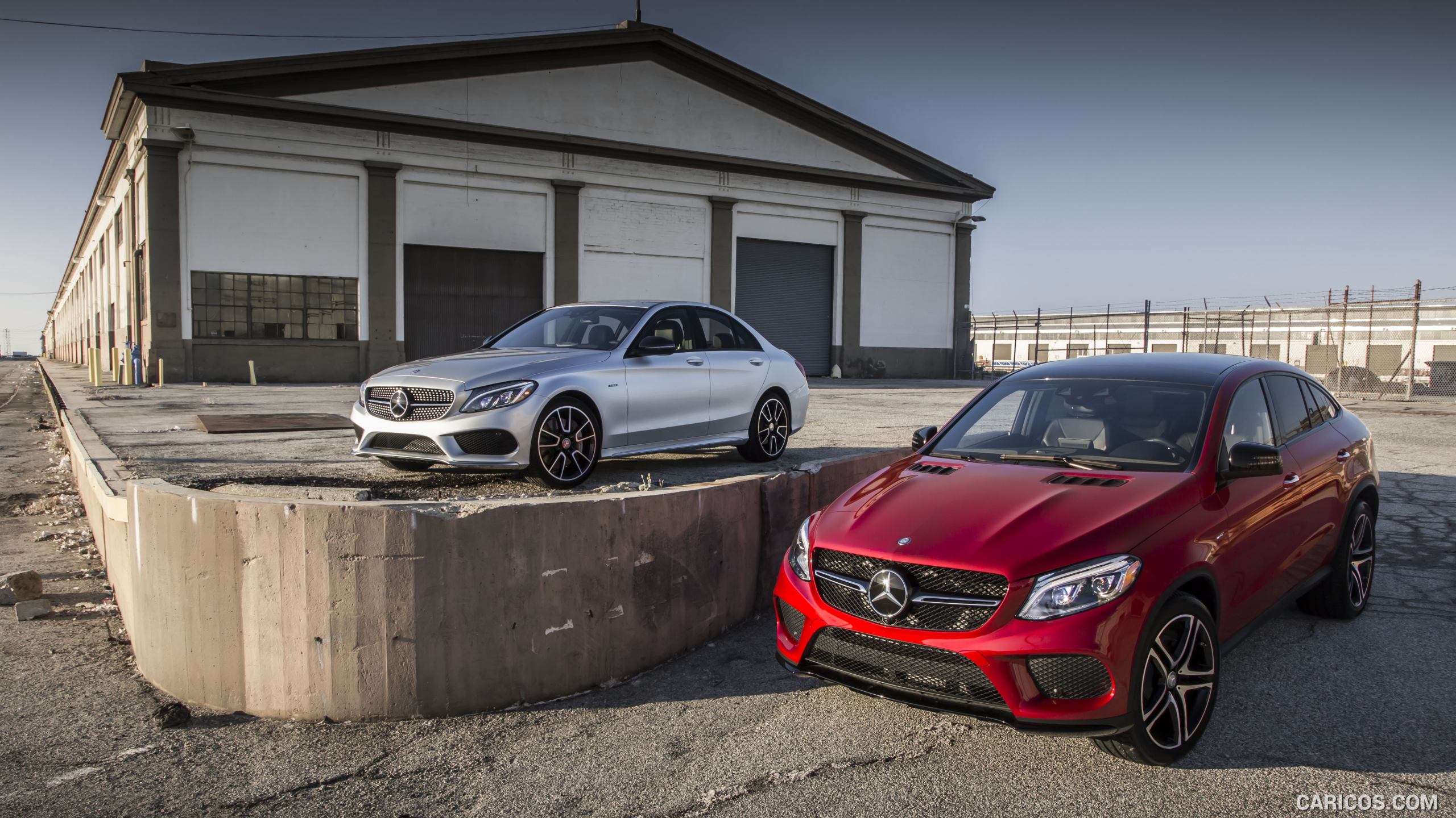 2016 Mercedes-Benz GLE 450 AMG Coupe 4MATIC (US-Spec) and C450 AMG - Front, #88 of 115
