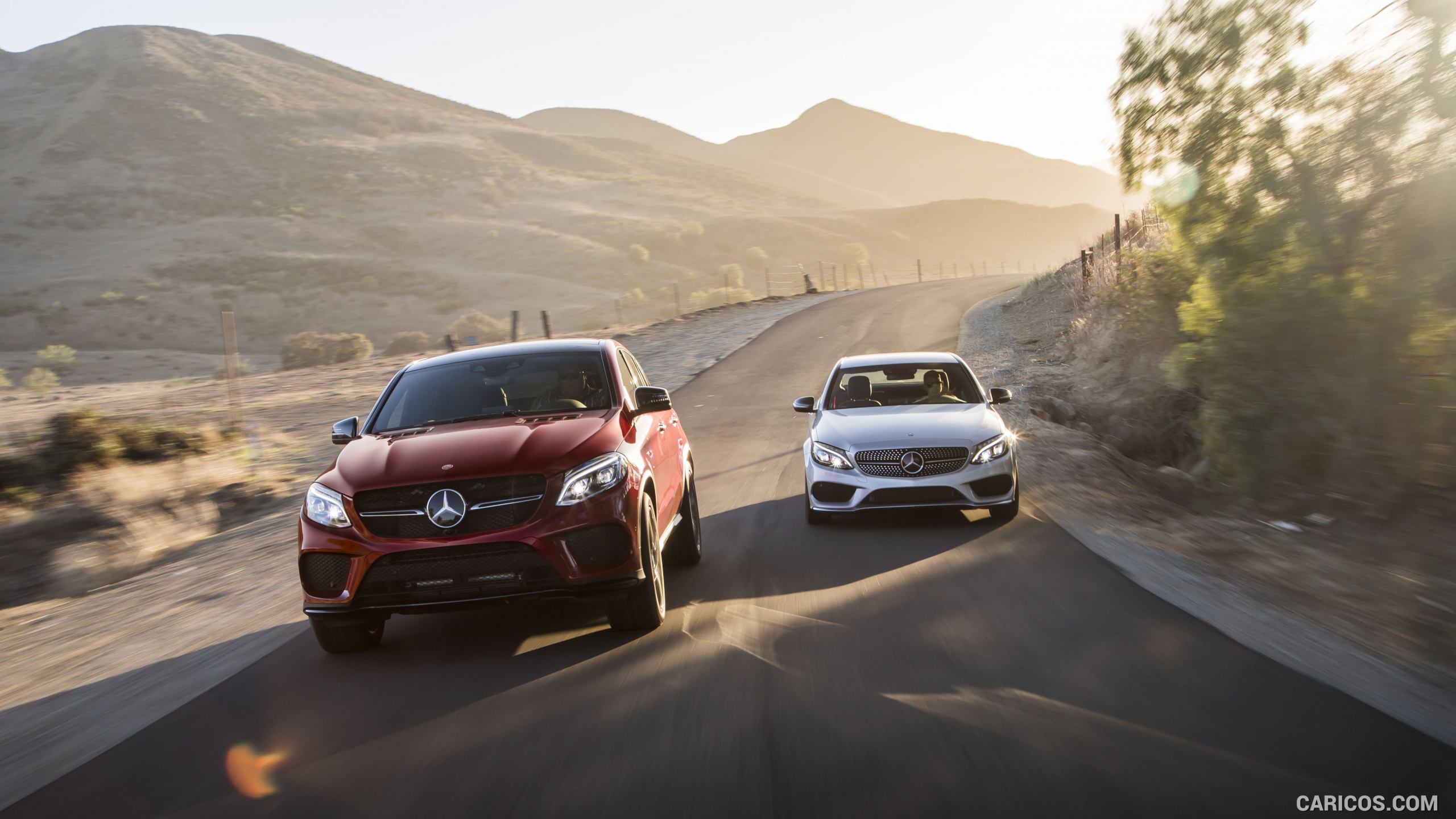 2016 Mercedes-Benz GLE 450 AMG Coupe 4MATIC (US-Spec) and C450 AMG - Front, #94 of 115