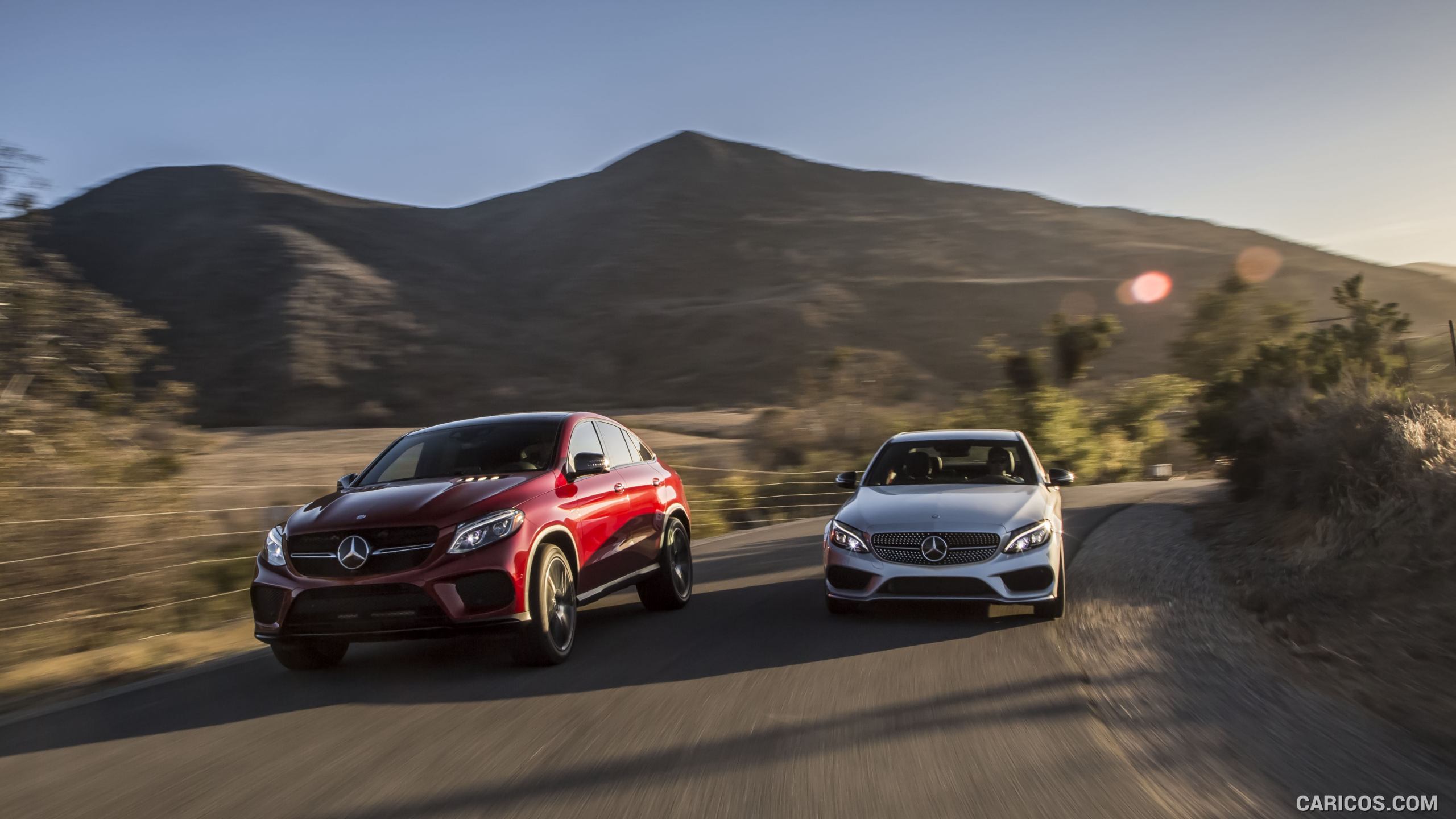 2016 Mercedes-Benz GLE 450 AMG Coupe 4MATIC (US-Spec) and C450 AMG - Front, #95 of 115