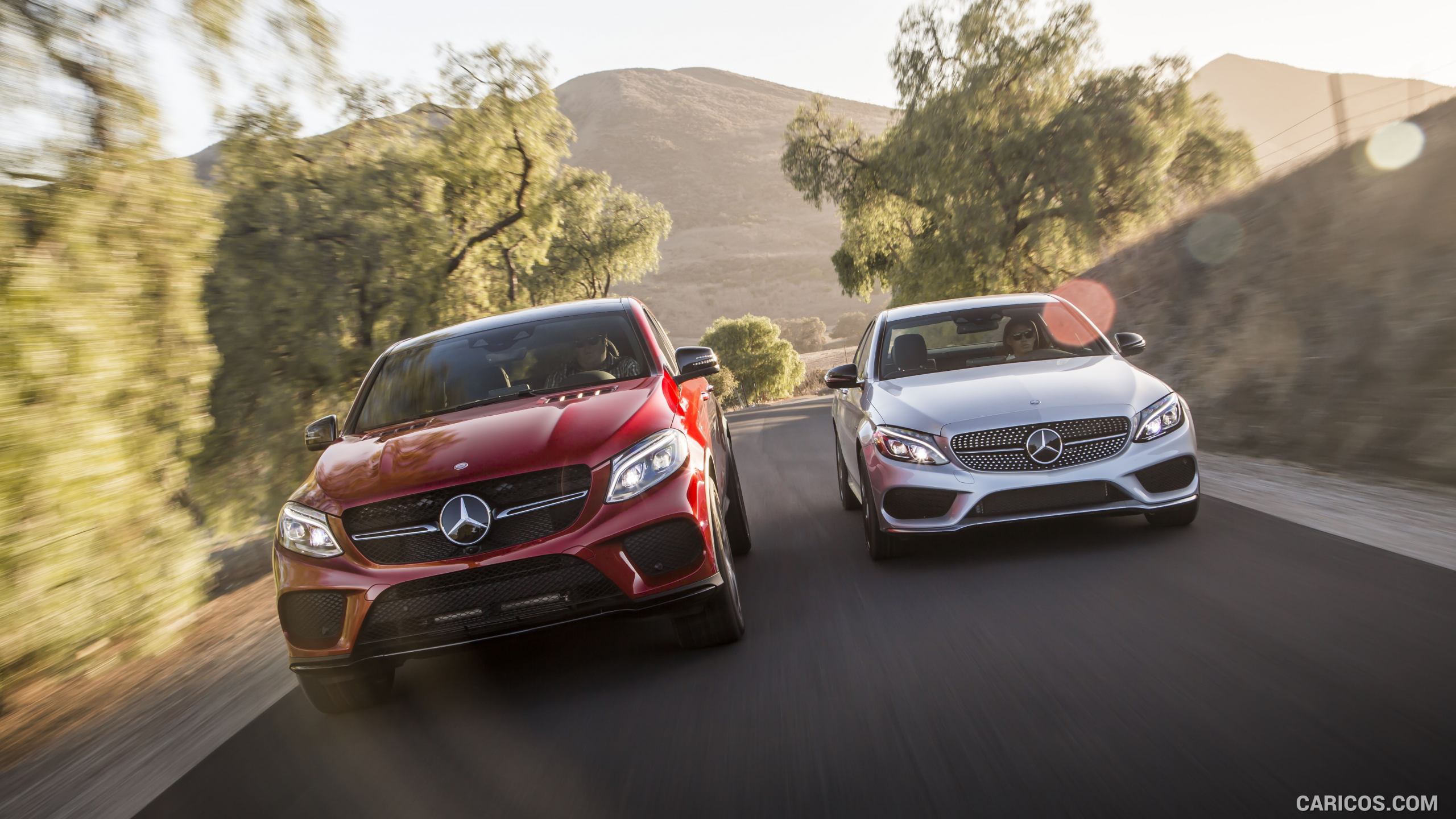 2016 Mercedes-Benz GLE 450 AMG Coupe 4MATIC (US-Spec) and C450 AMG - Front, #101 of 115
