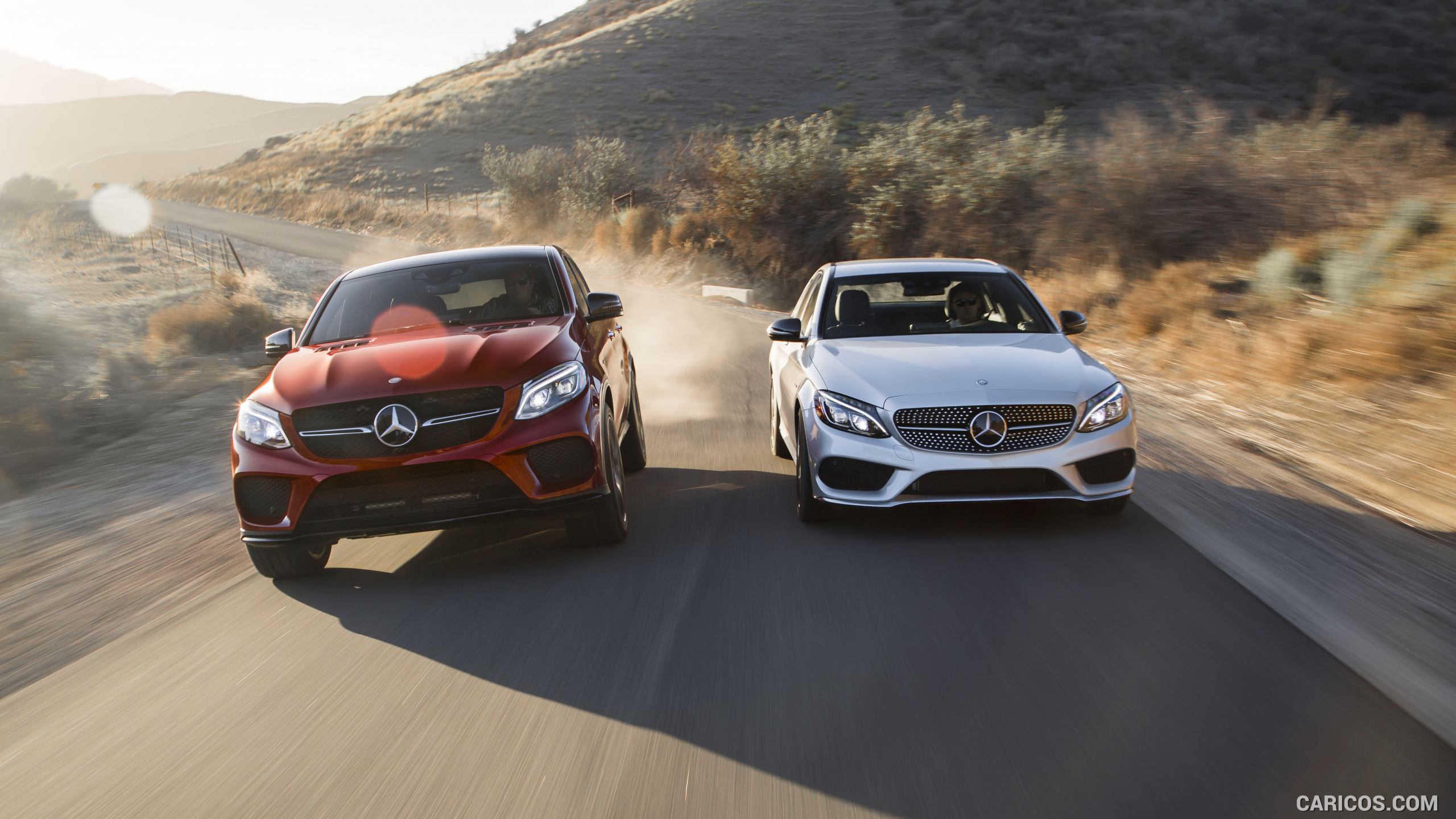 2016 Mercedes-Benz GLE 450 AMG Coupe 4MATIC (US-Spec) and C450 AMG - Front, #102 of 115