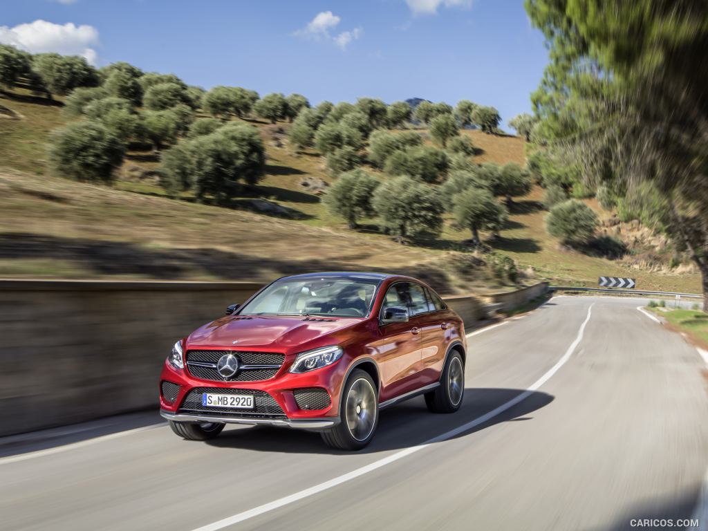 2016 Mercedes-Benz GLE 450 AMG Coupe 4MATIC (Designo Hyacinth Red Metallic) - Front