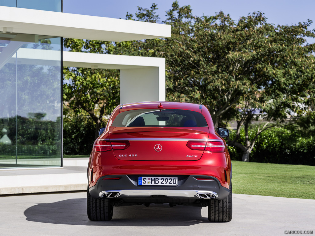 2016 Mercedes-Benz GLE 450 AMG Coupe 4MATIC (Designo Hyacinth Red Metallic) - Rear