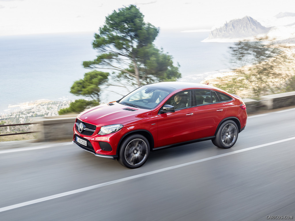 2016 Mercedes-Benz GLE 450 AMG Coupe 4MATIC (Designo Hyacinth Red Metallic) - Side