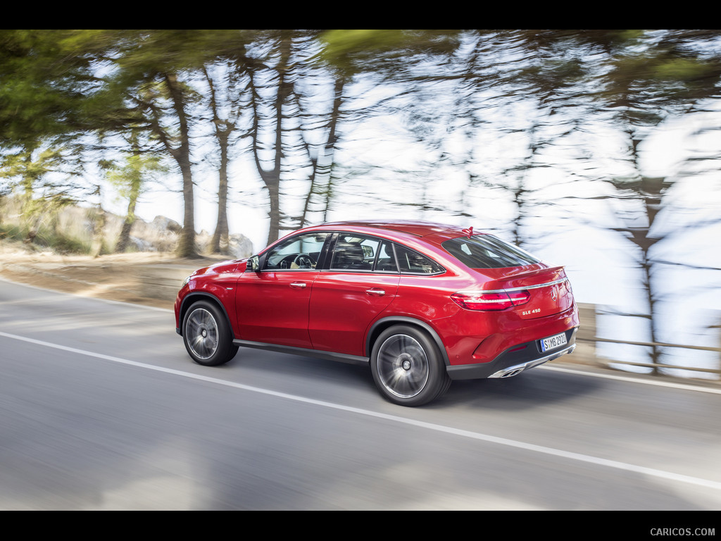 2016 Mercedes-Benz GLE 450 AMG Coupe 4MATIC (Designo Hyacinth Red Metallic) - Side