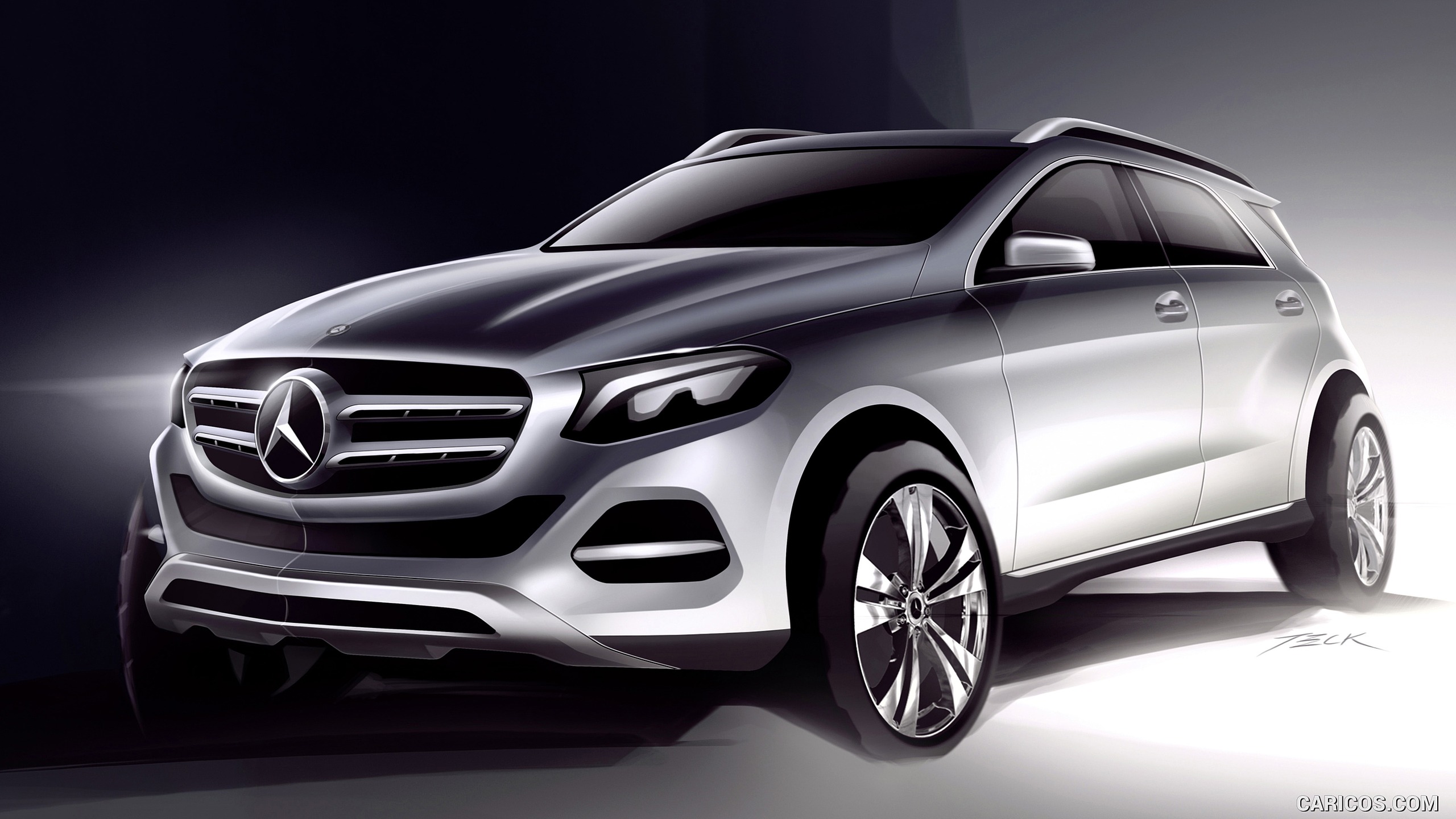 2016 Mercedes-Benz GLE-Class  - Design Sketch, #65 of 141