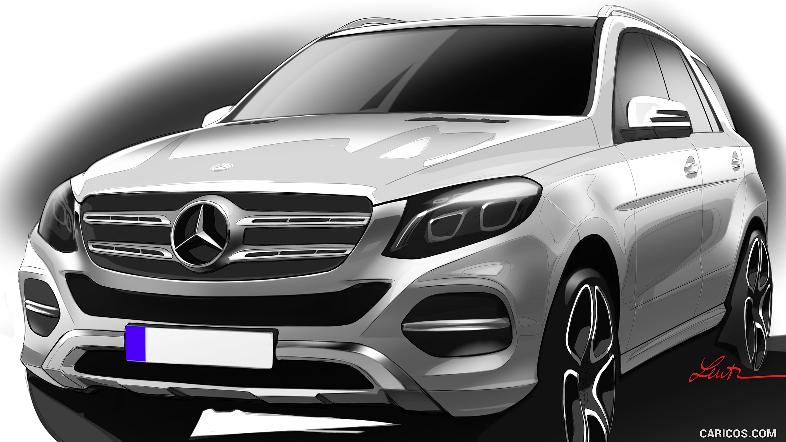 2016 Mercedes-Benz GLE-Class  - Design Sketch, #71 of 141