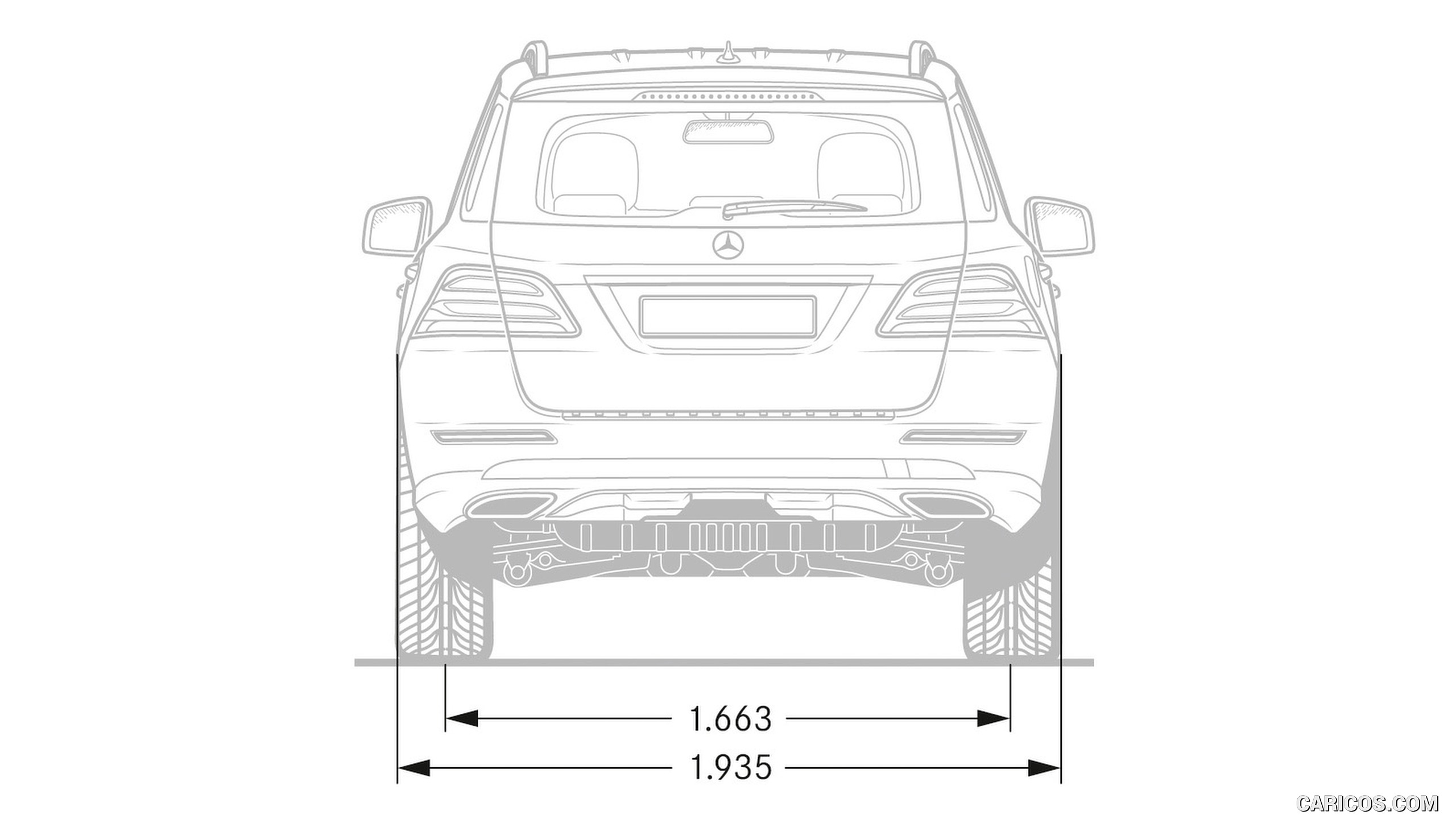 2016 Mercedes-Benz GLE-Class  - Dimensions, #83 of 141